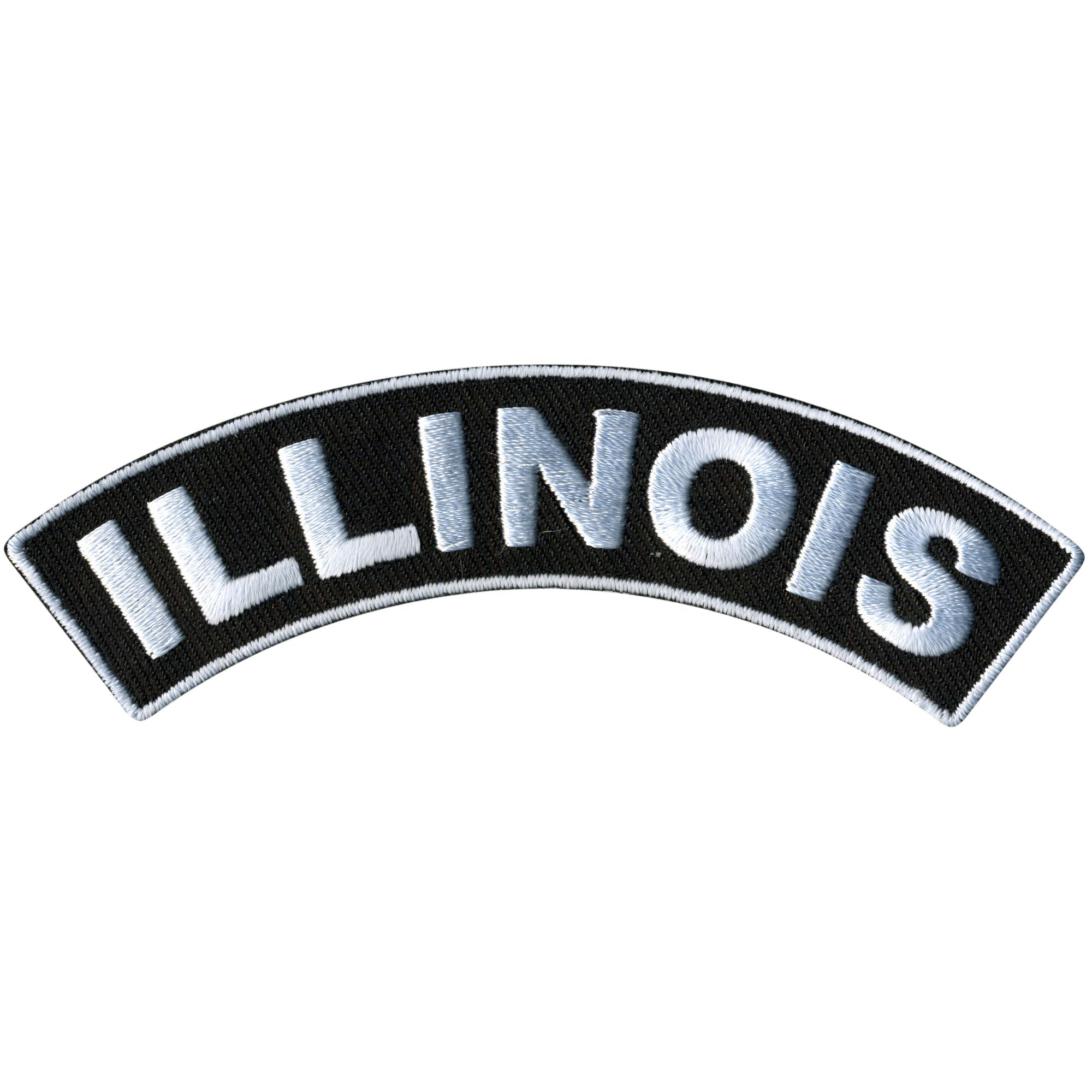 Illinois 4” X 1” Top Rocker Patch