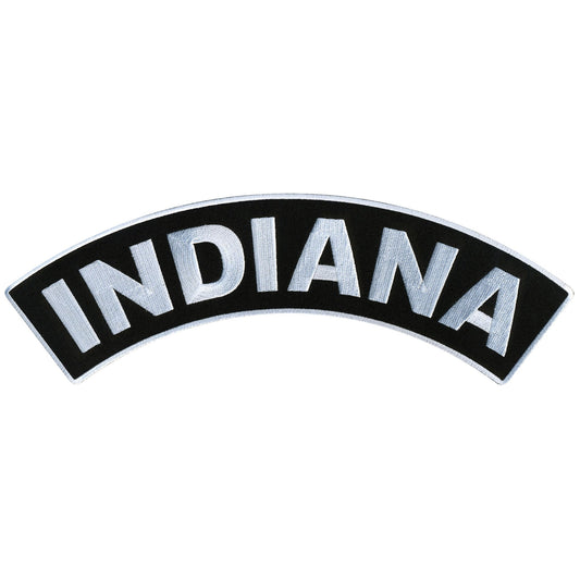 Indiana 12” X 3” Top Rocker Patch