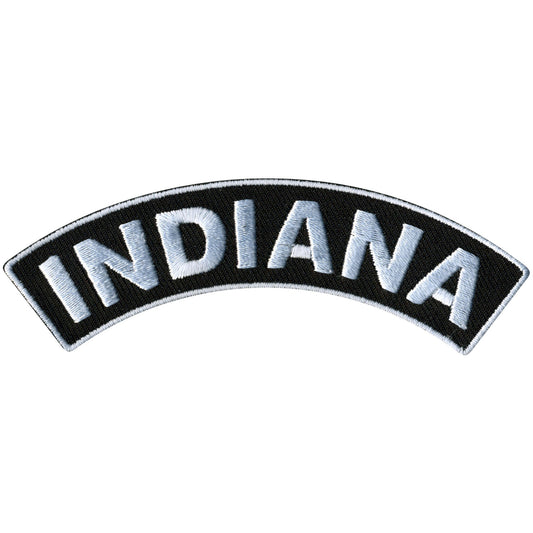 Indiana 4” X 1” Top Rocker Patch