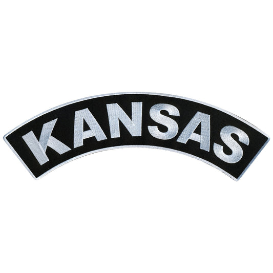 Kansas 12” X 3” Top Rocker Patch