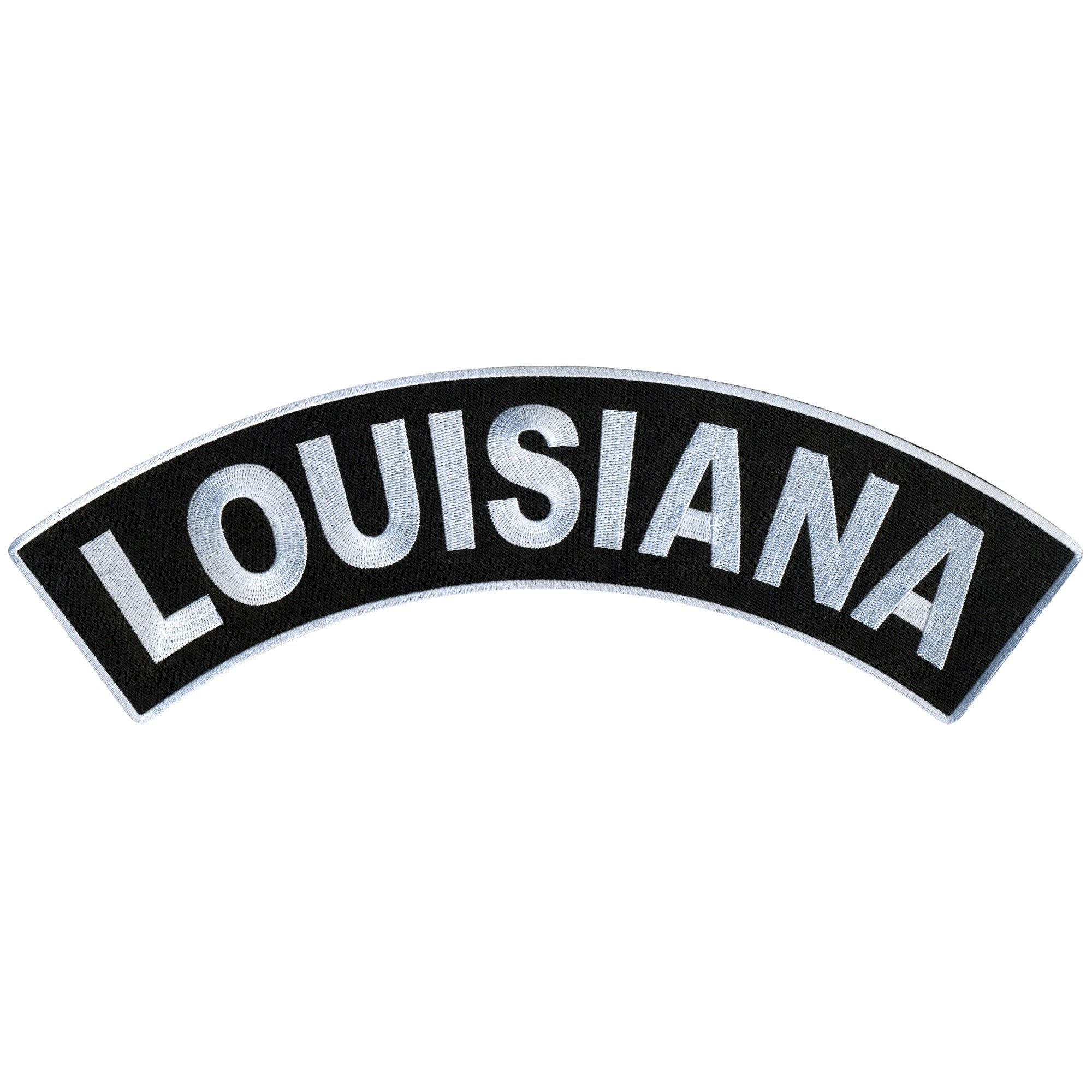 Louisiana 12” X 3” Top Rocker Patch