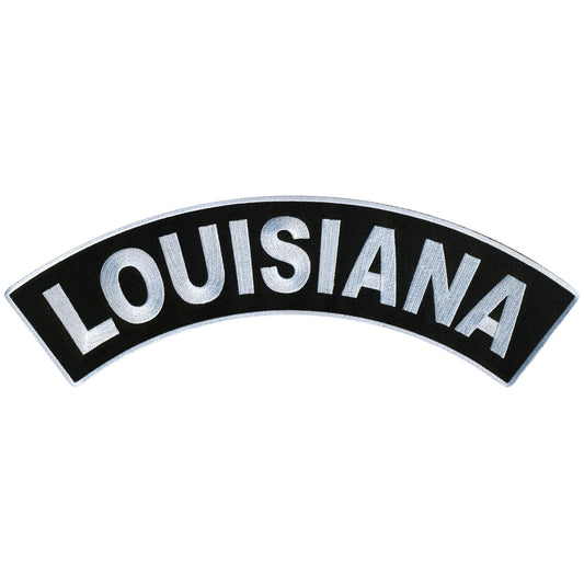Louisiana 12” X 3” Top Rocker Patch