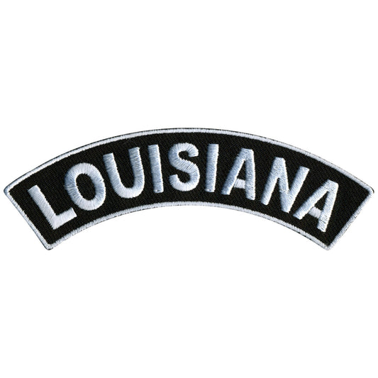 Louisiana 4” X 1” Top Rocker Patch