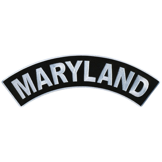 Maryland 12” X 3” Top Rocker Patch