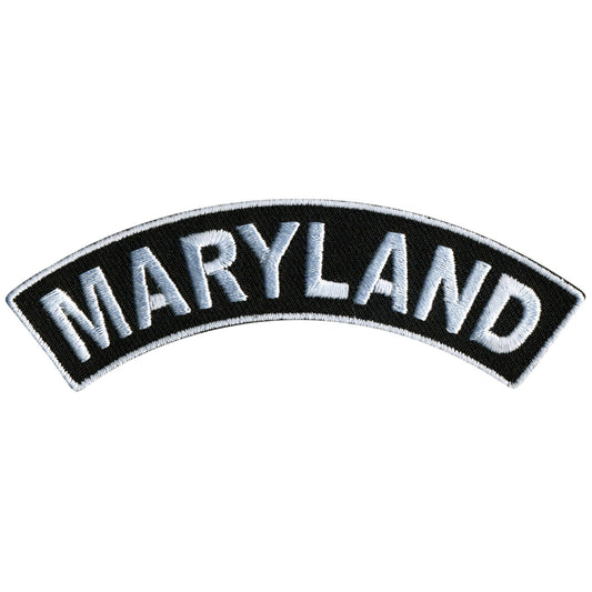 Maryland 4” X 1” Top Rocker Patch