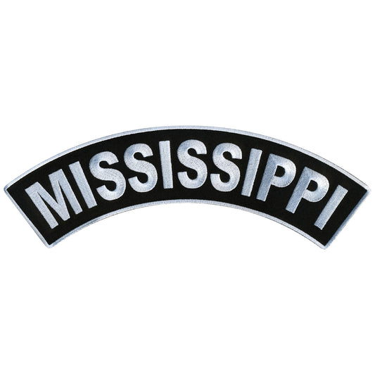 Mississippi 12” X 3” Top Rocker Patch