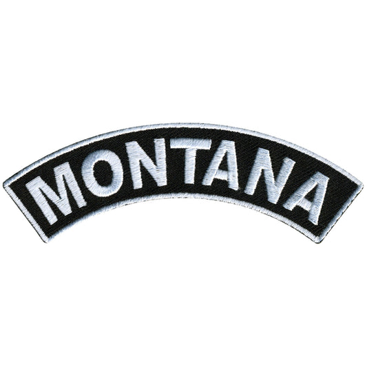 Montana  4"X 1" Top Rocker Patch