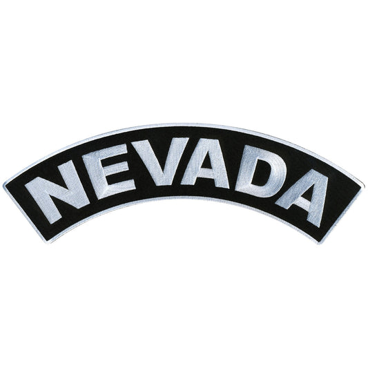Nevada 12" X 3" Top Rocker Patch