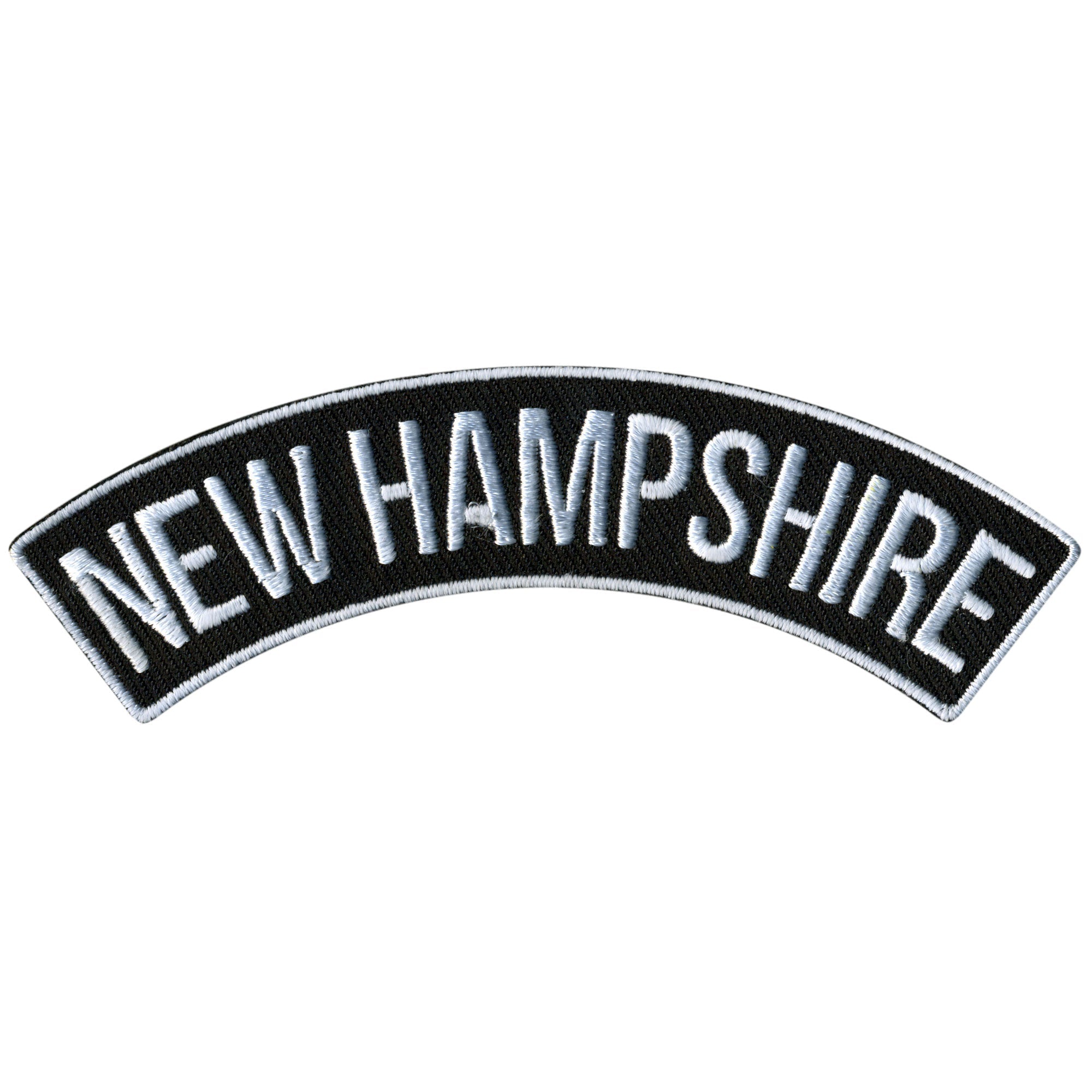 New Hampshire 4" X 1" Top Rocker Patch