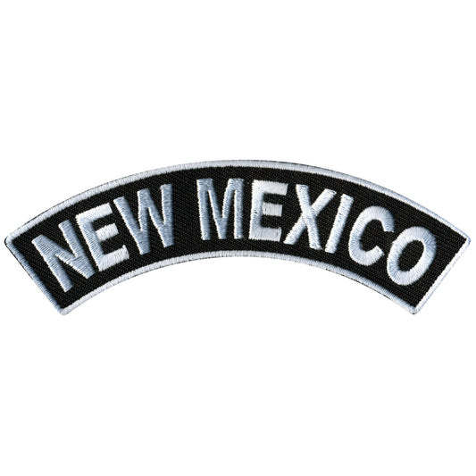 New Mexico  4” X 1” Top Rocker Patch
