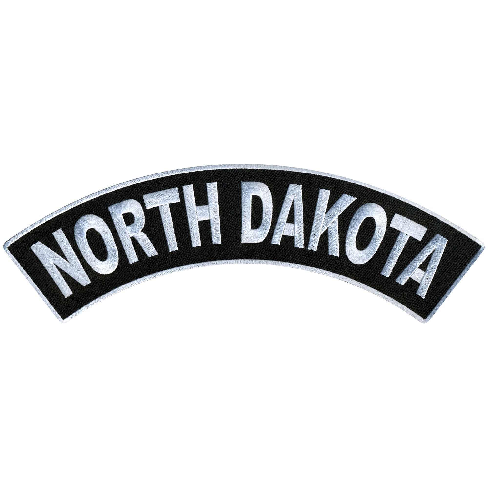 North Dakota 12” X 3” Top Rocker Patch – winxwheels