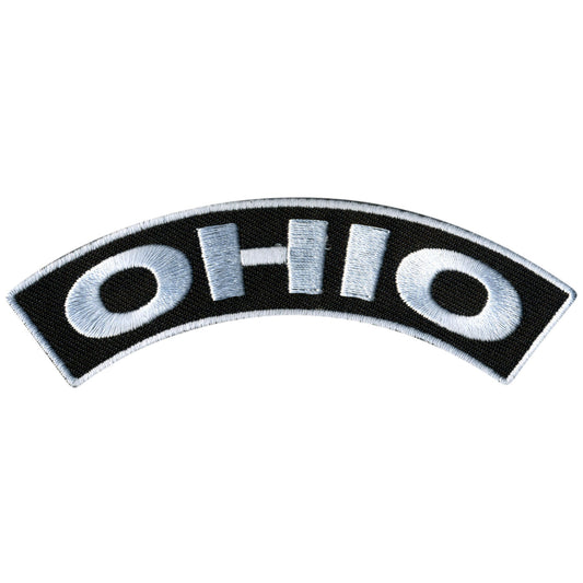 Ohio 4” X 1” Top Rocker Patch
