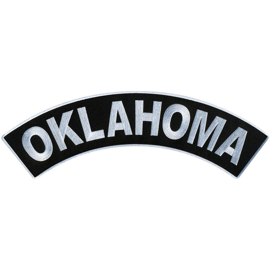 Oklahoma 12” X 3” Top Rocker Patch