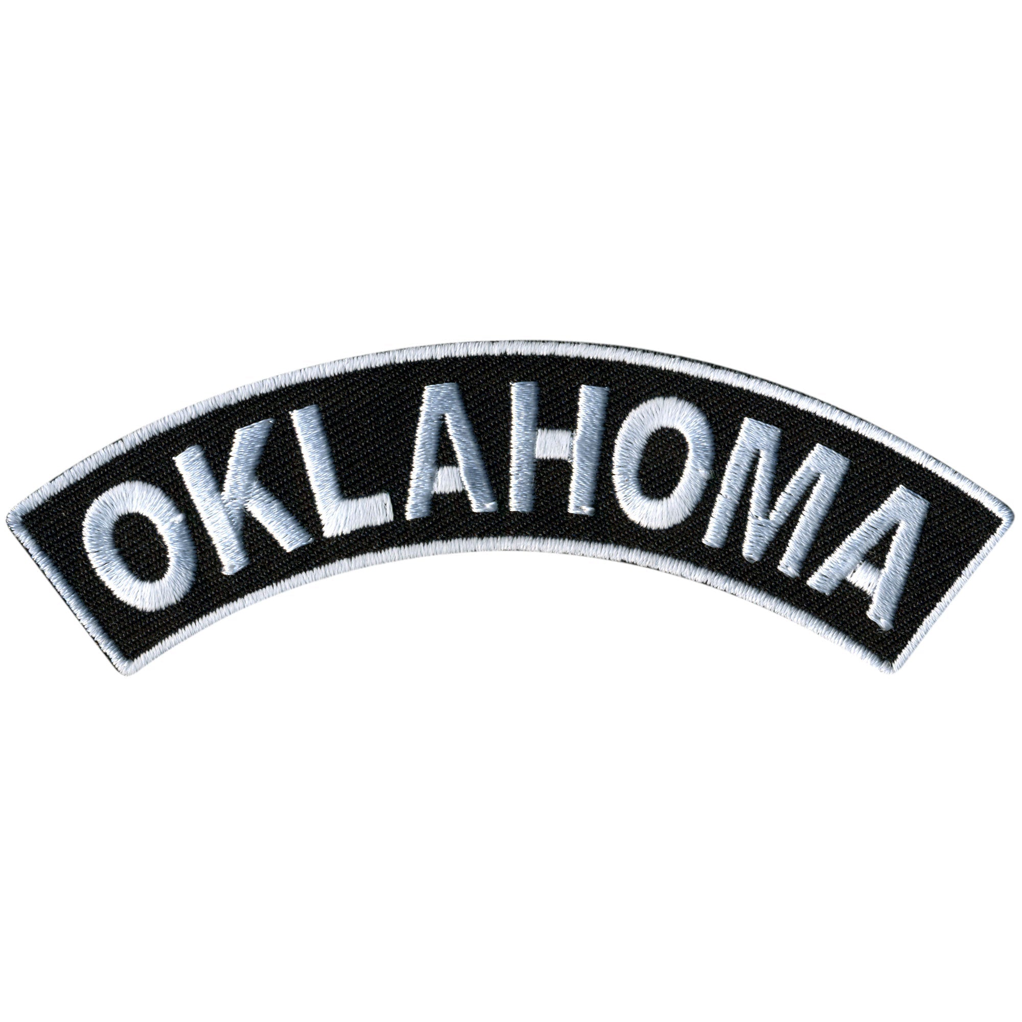 Oklahoma 4” X 1” Top Rocker Patch