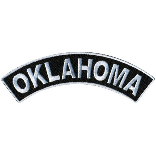 Oklahoma 4” X 1” Top Rocker Patch