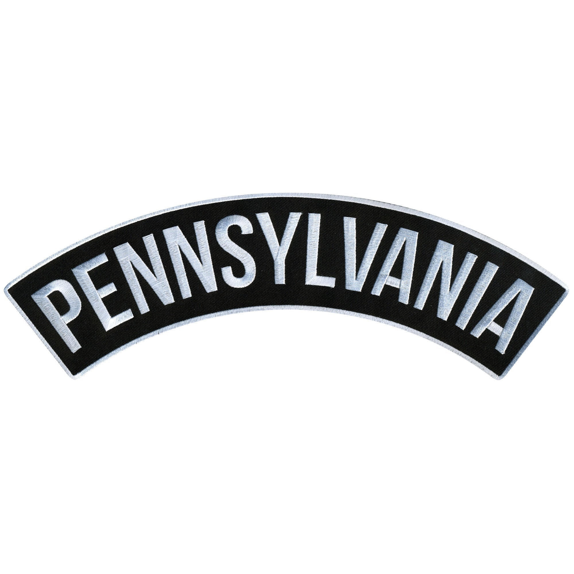 Pennsylvania 12” X 3” Top Rocker Patch