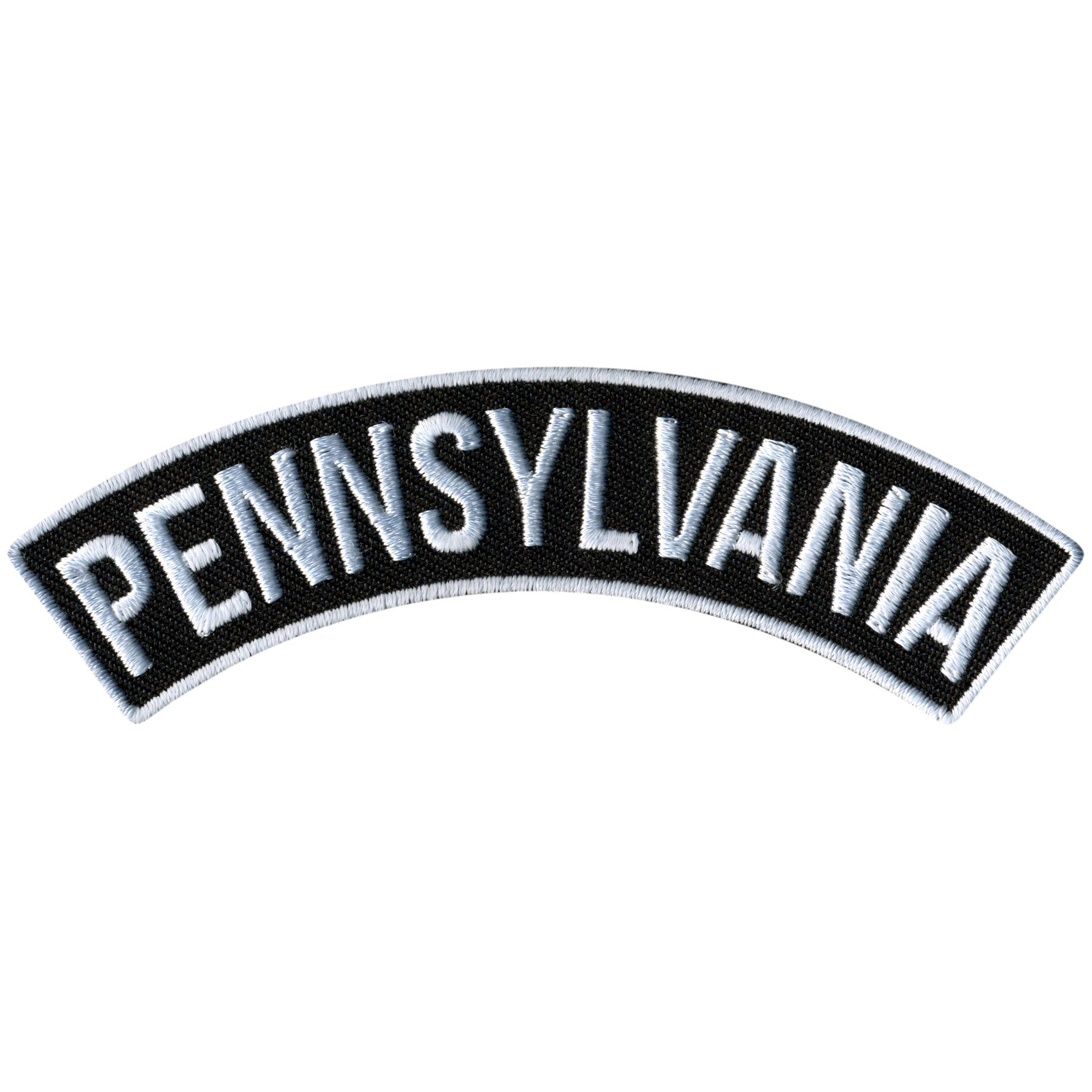 Pennsylvania 4” X 1” Top Rocker Patch