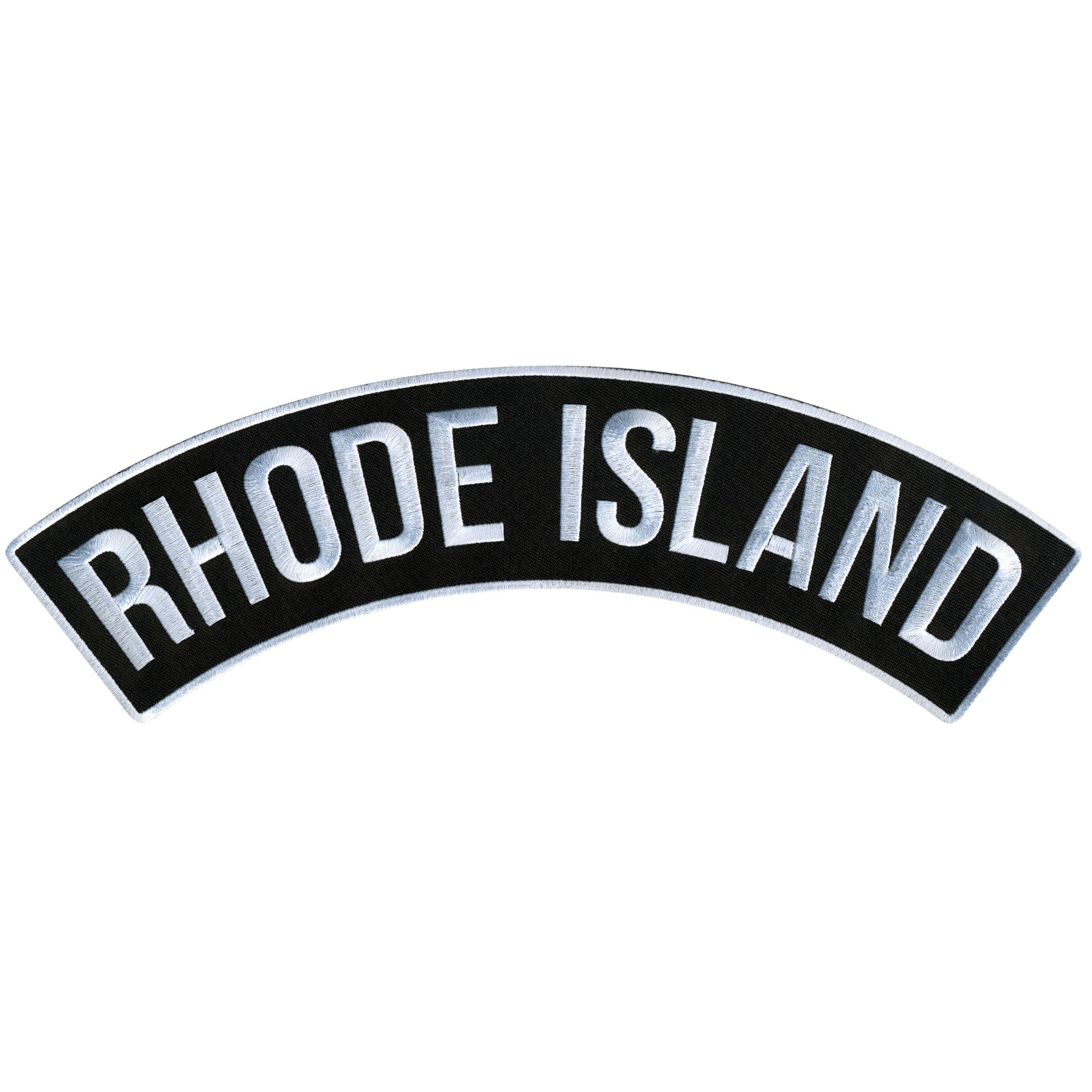 Rhode Island 12” X 3” Top Rocker Patch