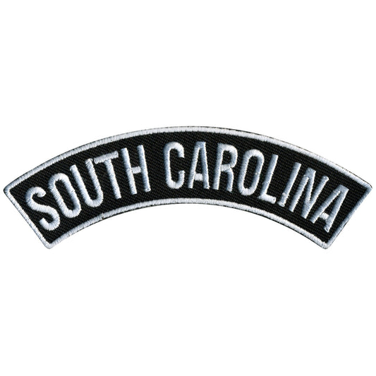 South Carolina 4” X 1” Top Rocker Patch