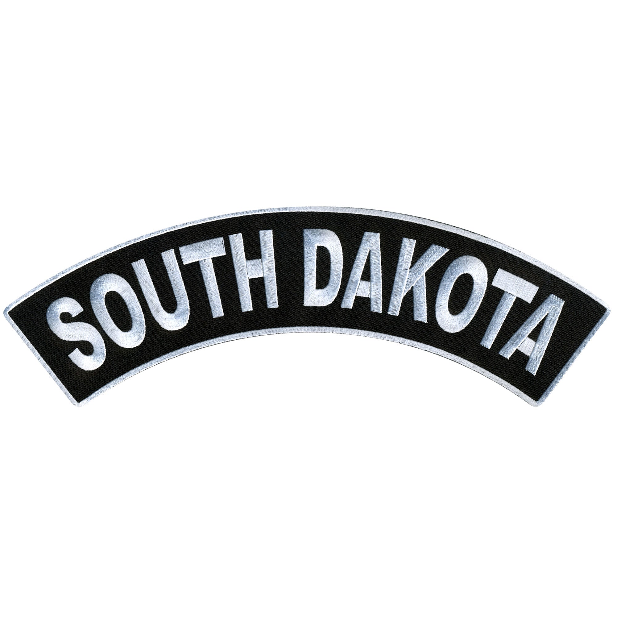 South Dakota 12” X 3” Top Rocker Patch