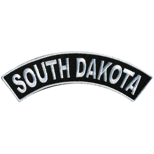 South Dakota 4” X 1” Top Rocker Patch