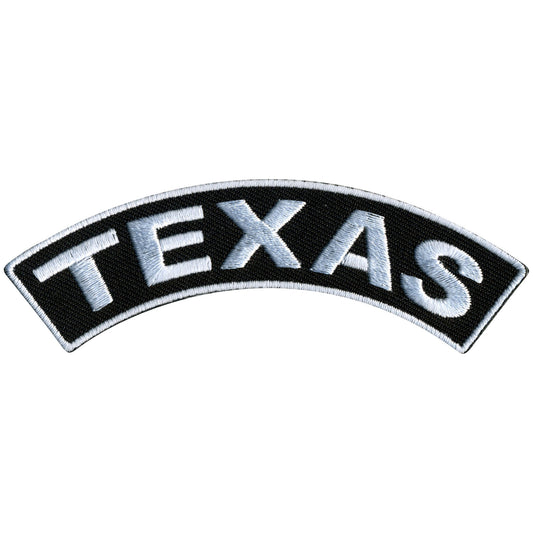 Texas 4” X 1” Top Rocker Patch