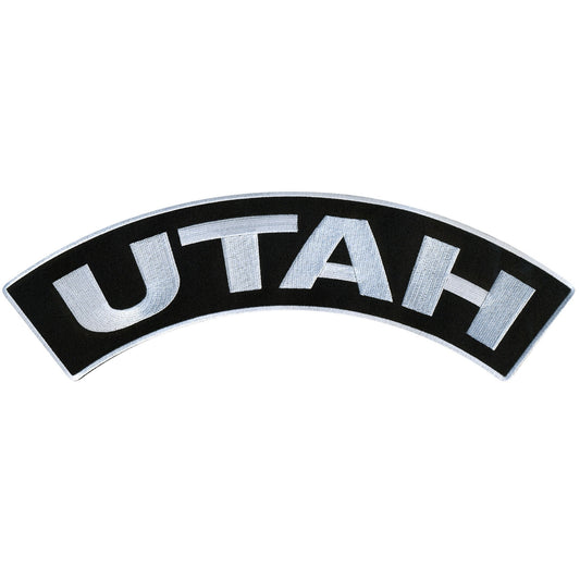 Utah 12” X 3” Top Rocker Patch