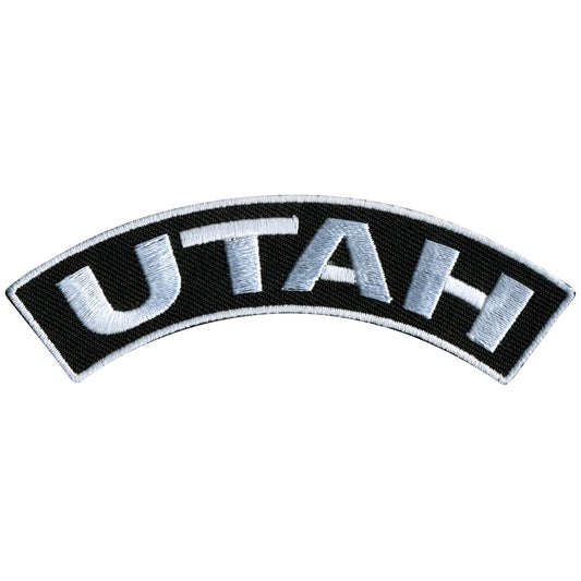 Utah 4” X 1” Top Rocker Patch