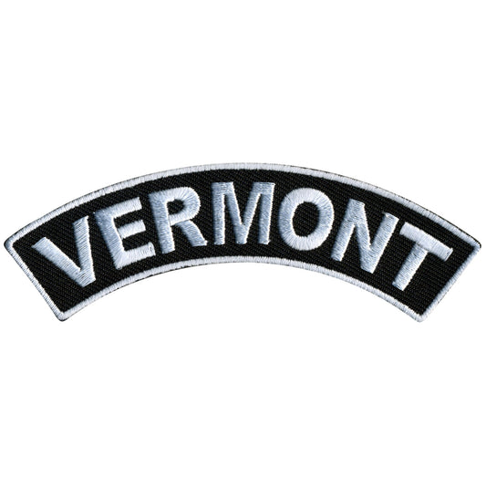 Vermont 4” X 1” Top Rocker Patch