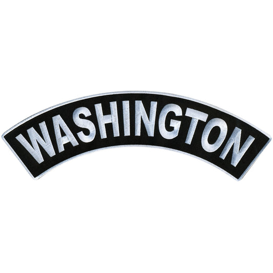Washington 12” X 3” Top Rocker Patch