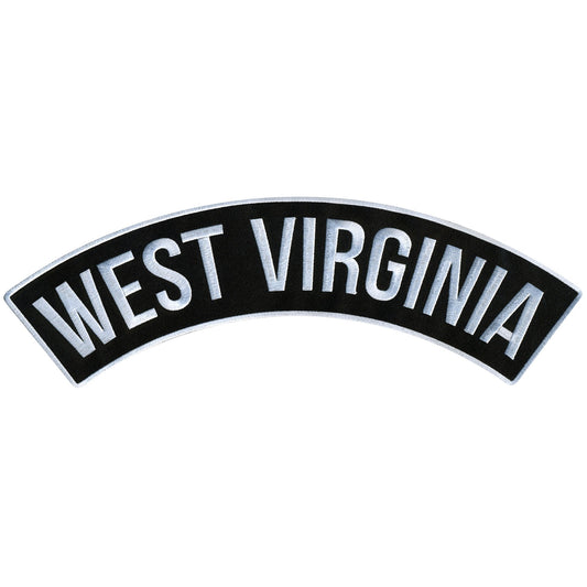 West Virginia 12” X 3” Top Rocker Patch