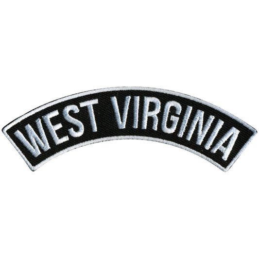 West Virginia 4” X 1” Top Rocker Patch