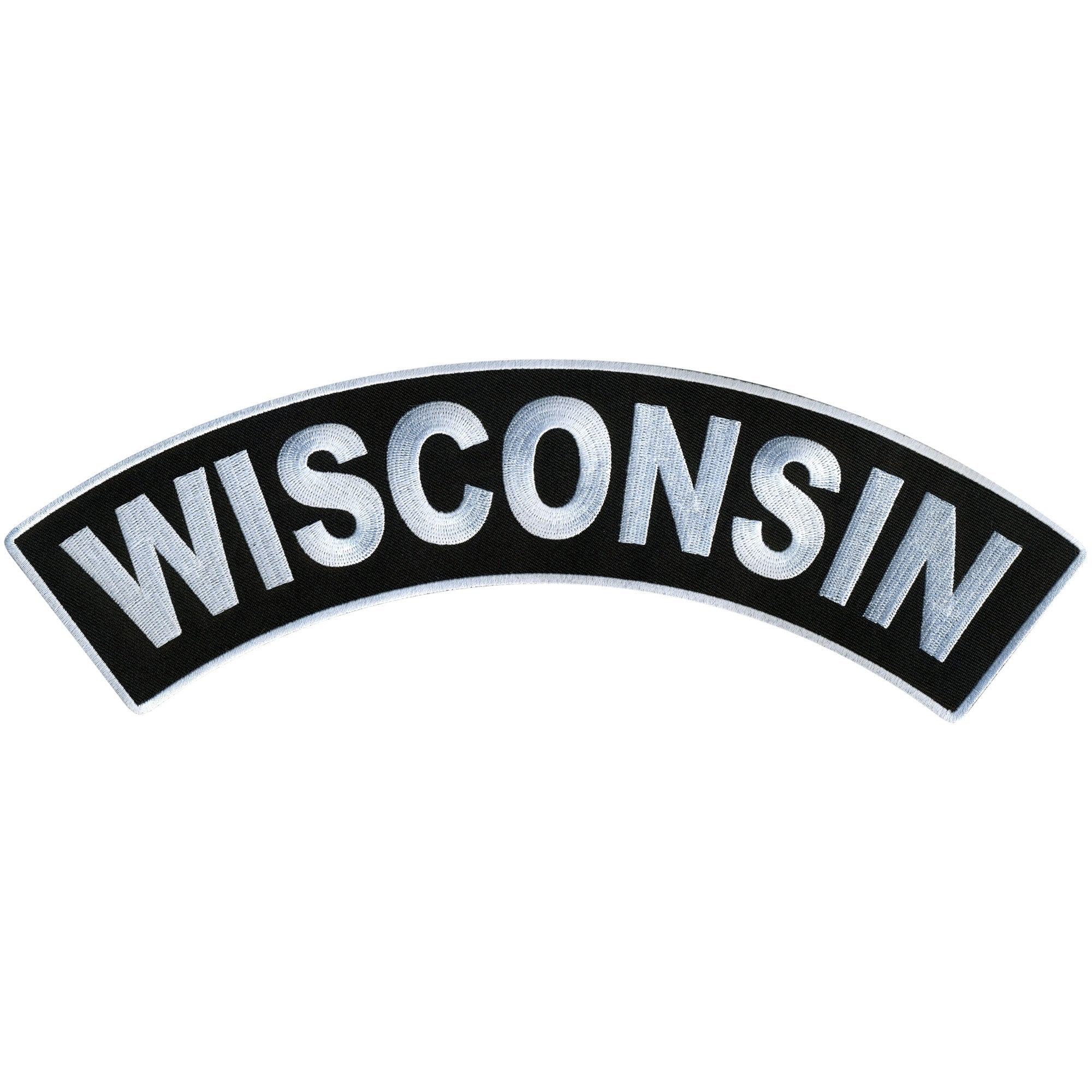 Wisconsin 12” X 3” Top Rocker Patch