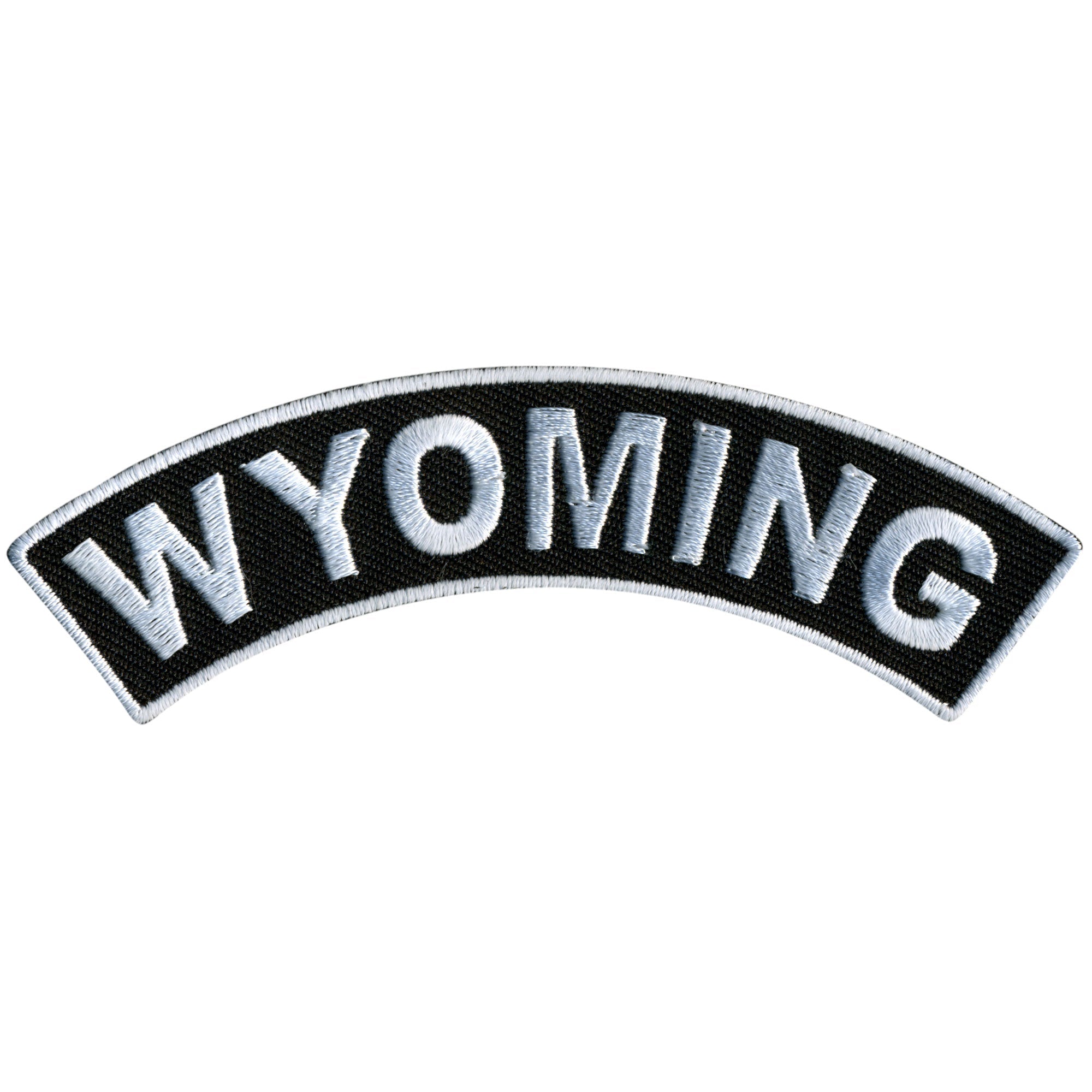Wyoming 4” X 1” Top Rocker Patch