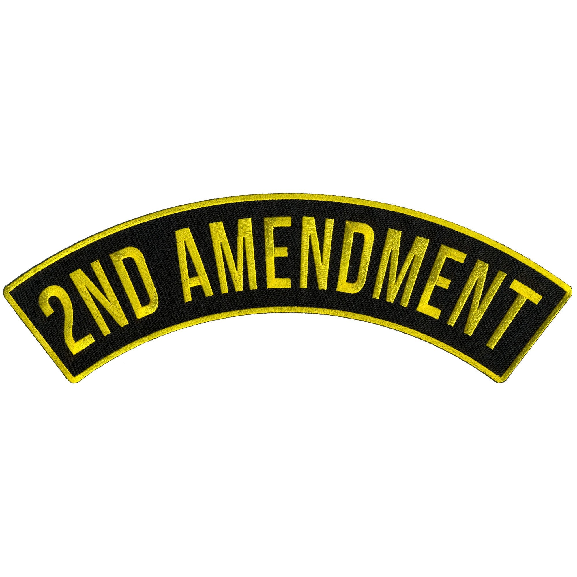 2nd Amendment 12" X 3 " Top Rocker Patch