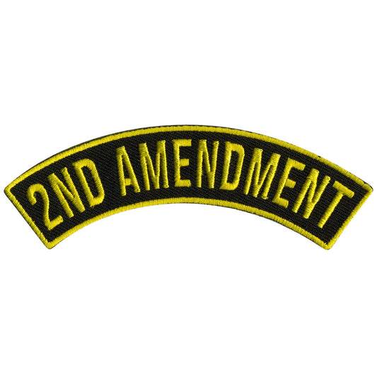 2nd Amendment 4” X 1” Top Rocker Patch
