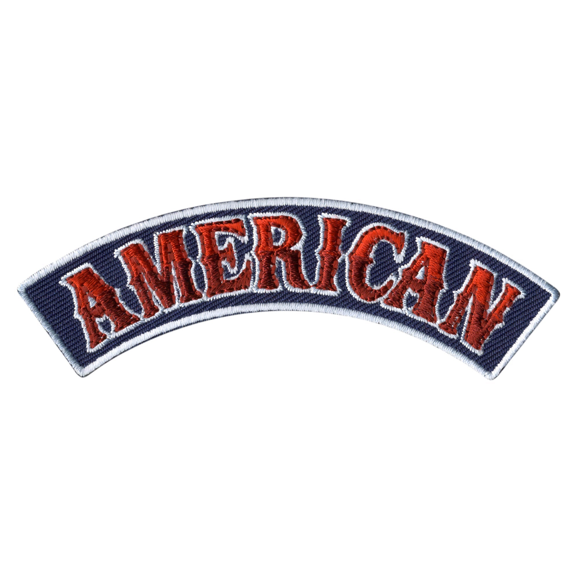American 4” X 1” Top Rocker Patch