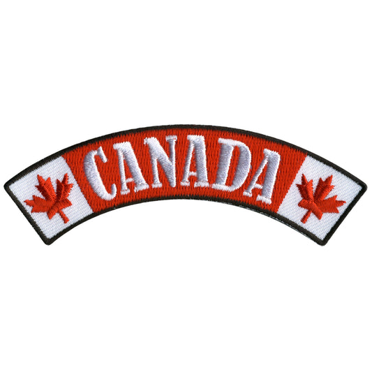 Canada 4” X 1” Top Rocker Patch
