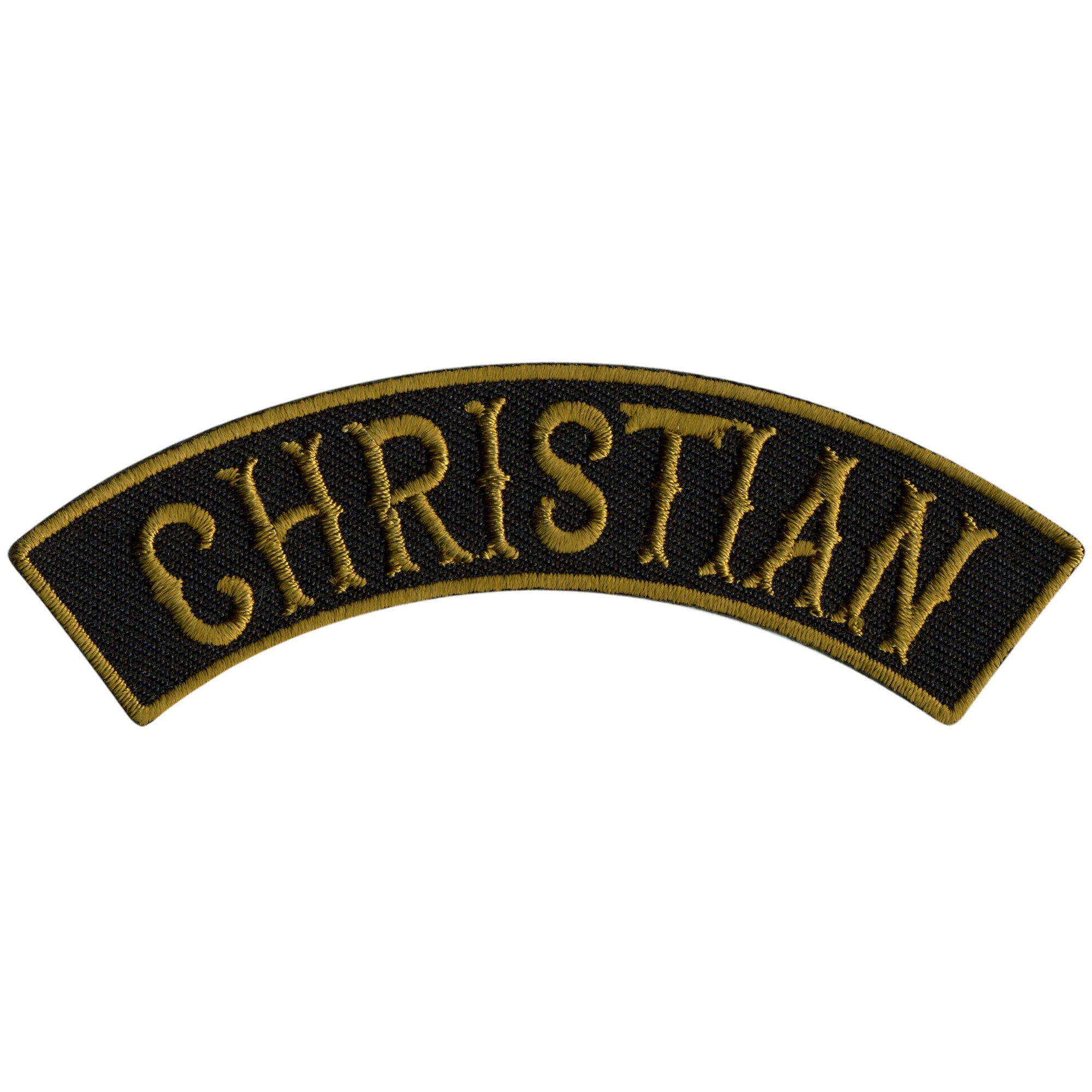 Christian 4” X 1” Top Rocker Patch