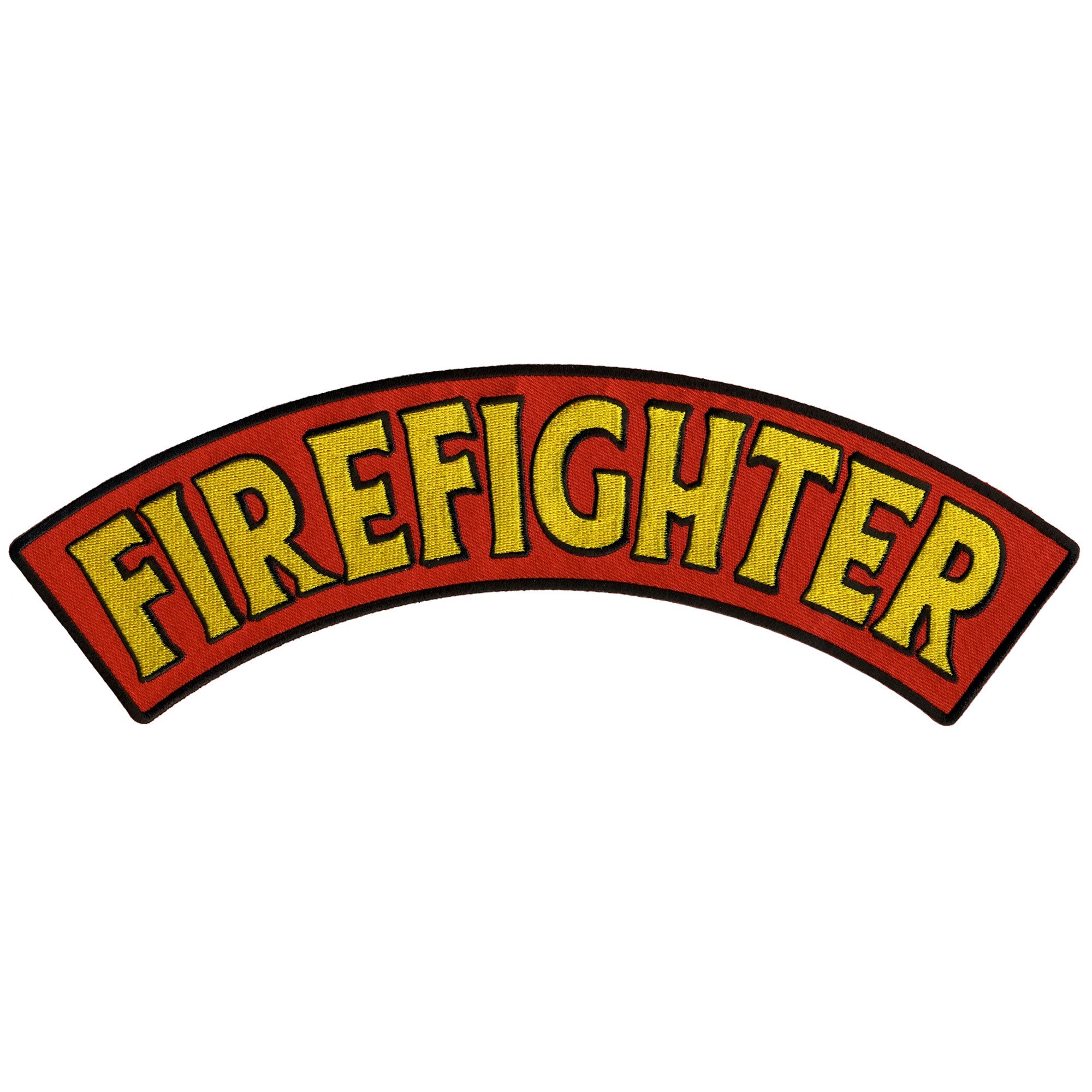 Firefighter 12” X 3” Top Rocker Patch – winxwheels
