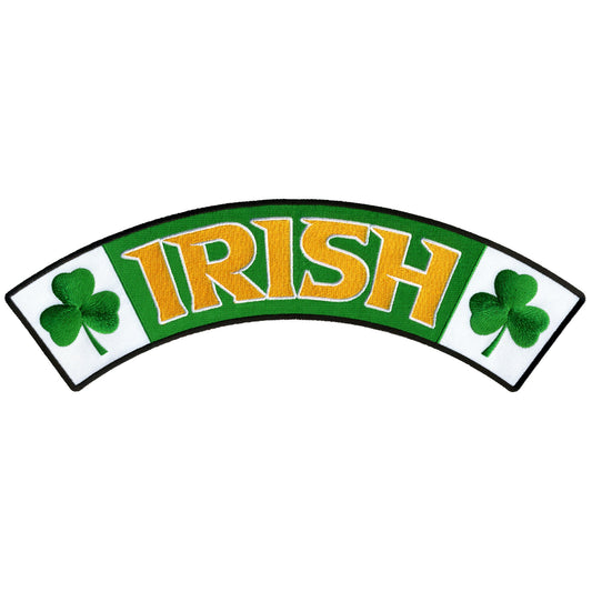 Irish 12” X 3” Top Rocker Patch