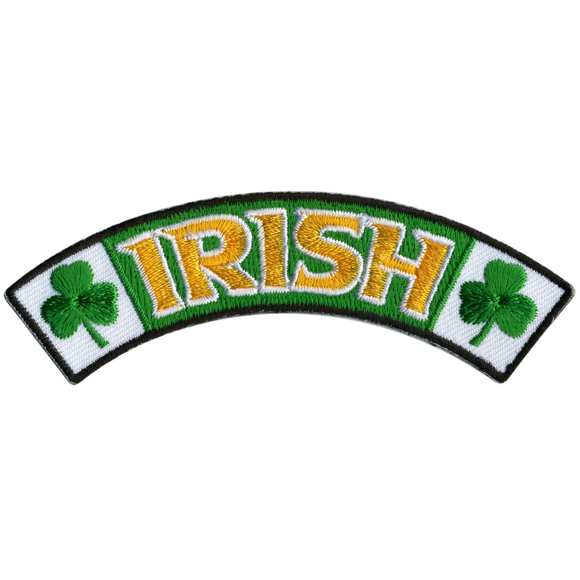 Irish 4” X 1” Top Rocker Patch
