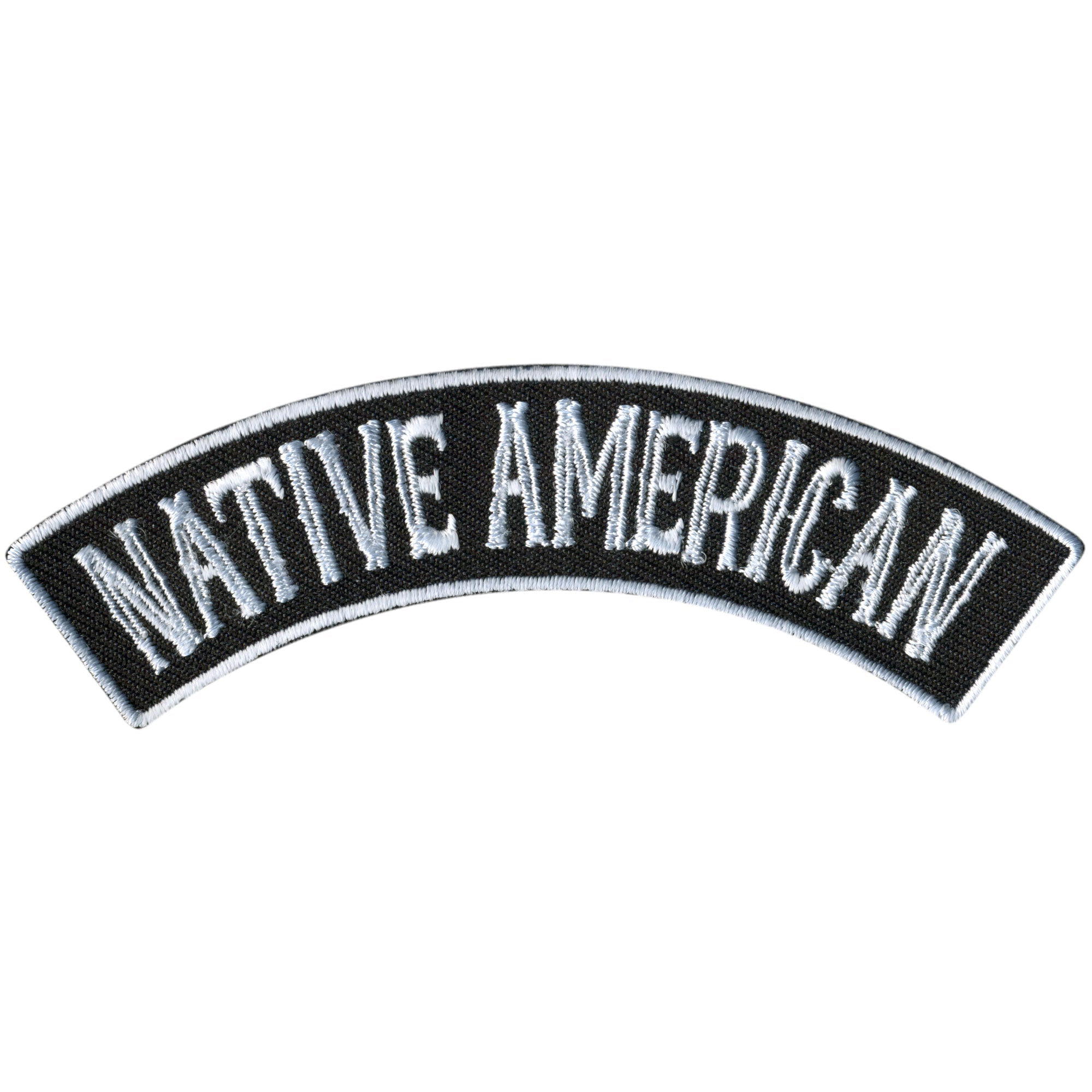 Native American 4” X 1” Top Rocker Patch – winxwheels