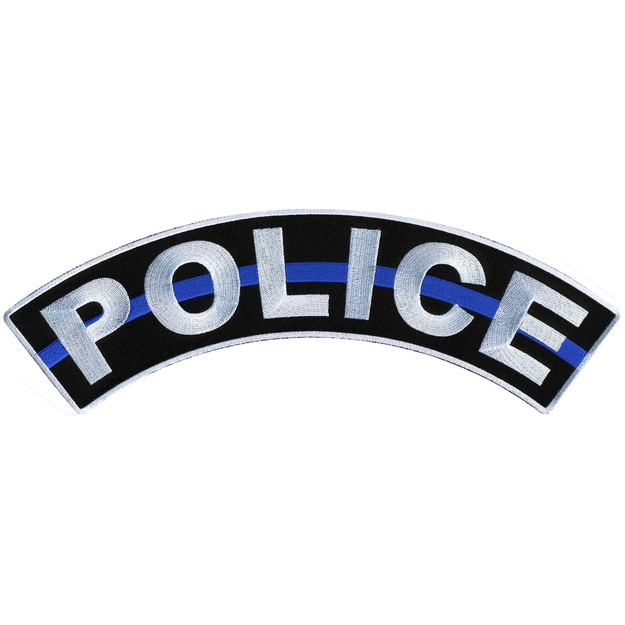 Police 12” X 3” Top Rocker Patch