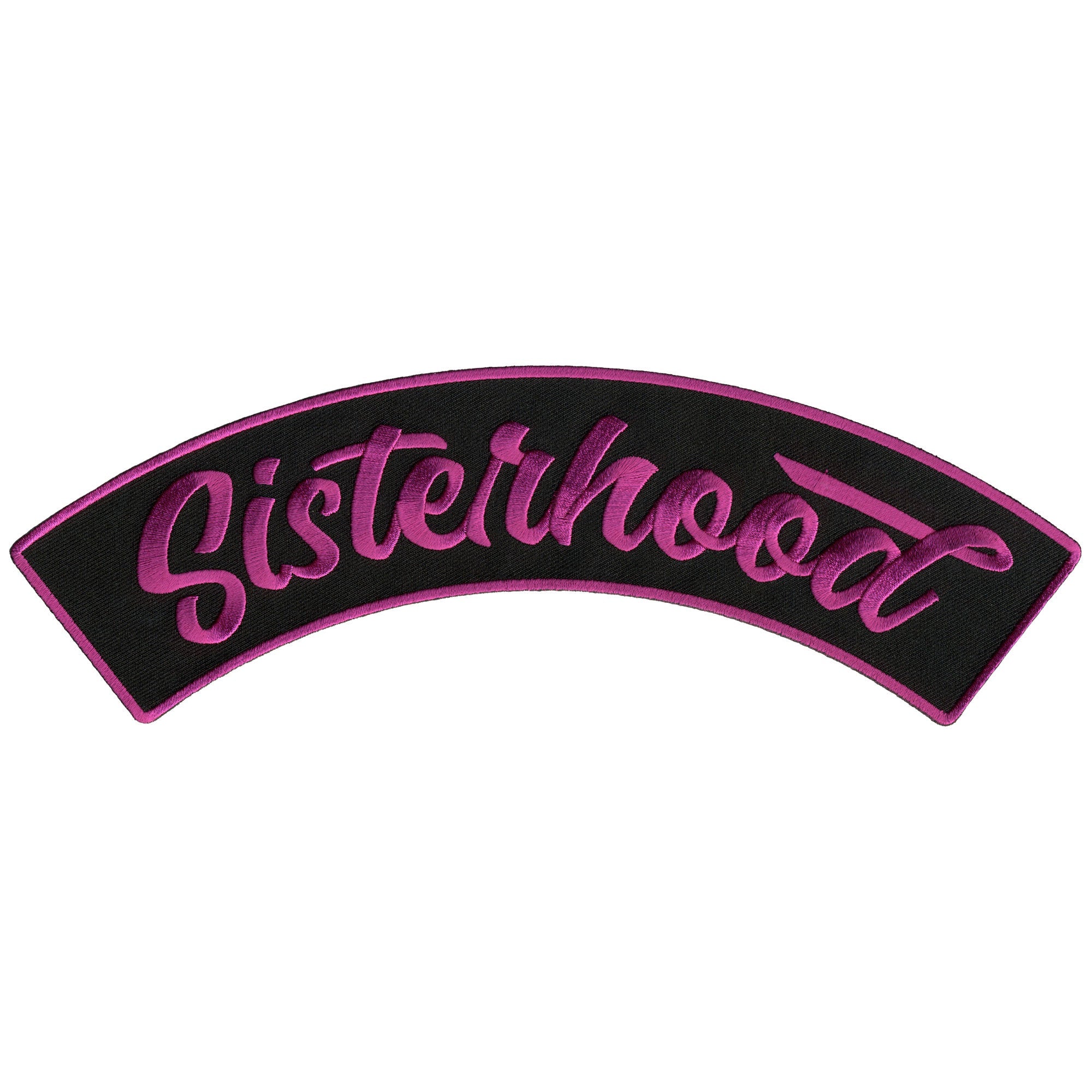 Sisterhood 10” X 2” Top Rocker Patch