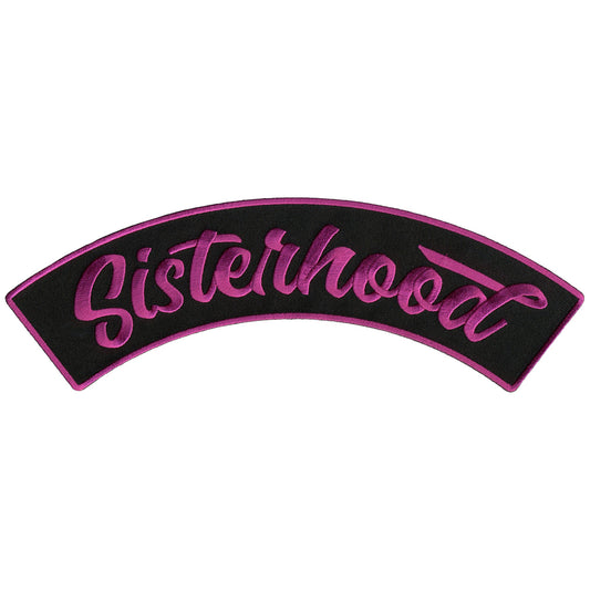 Sisterhood 10” X 2” Top Rocker Patch