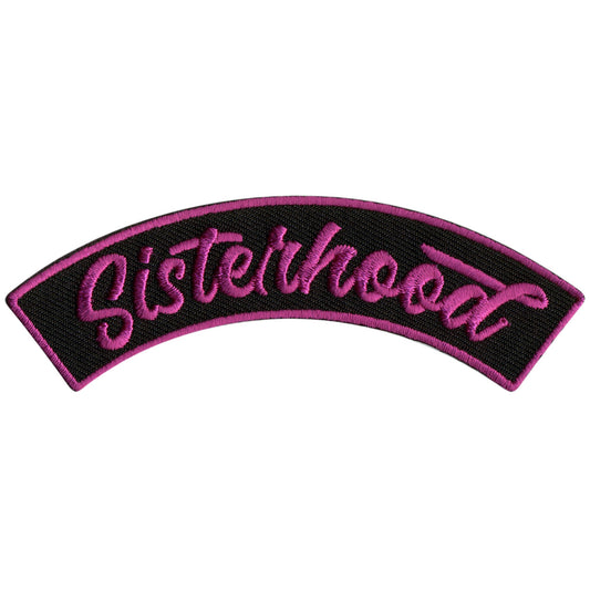 Sisterhood 4” X 1” Top Rocker Patch