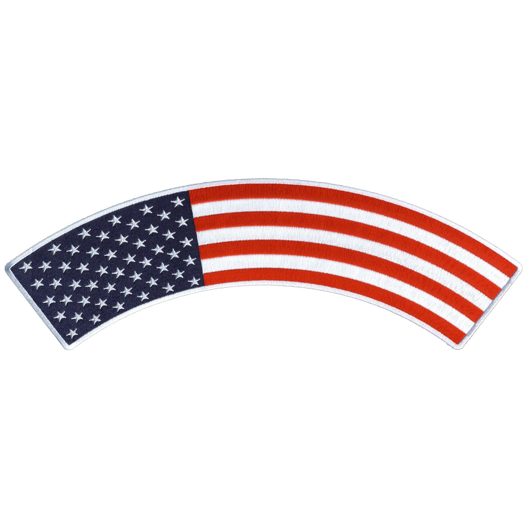 American Flag 12” X 3” Top Rocker Patch