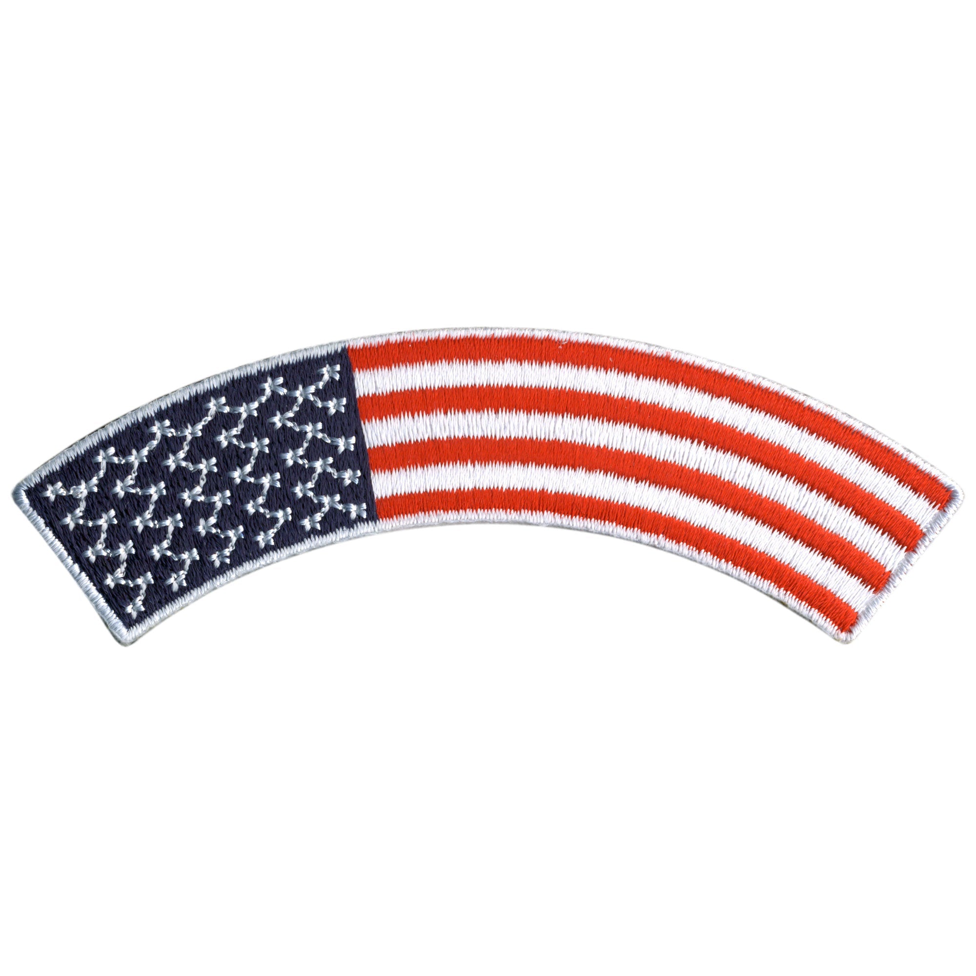 American Flag 4” X 1” Top Rocker Patch