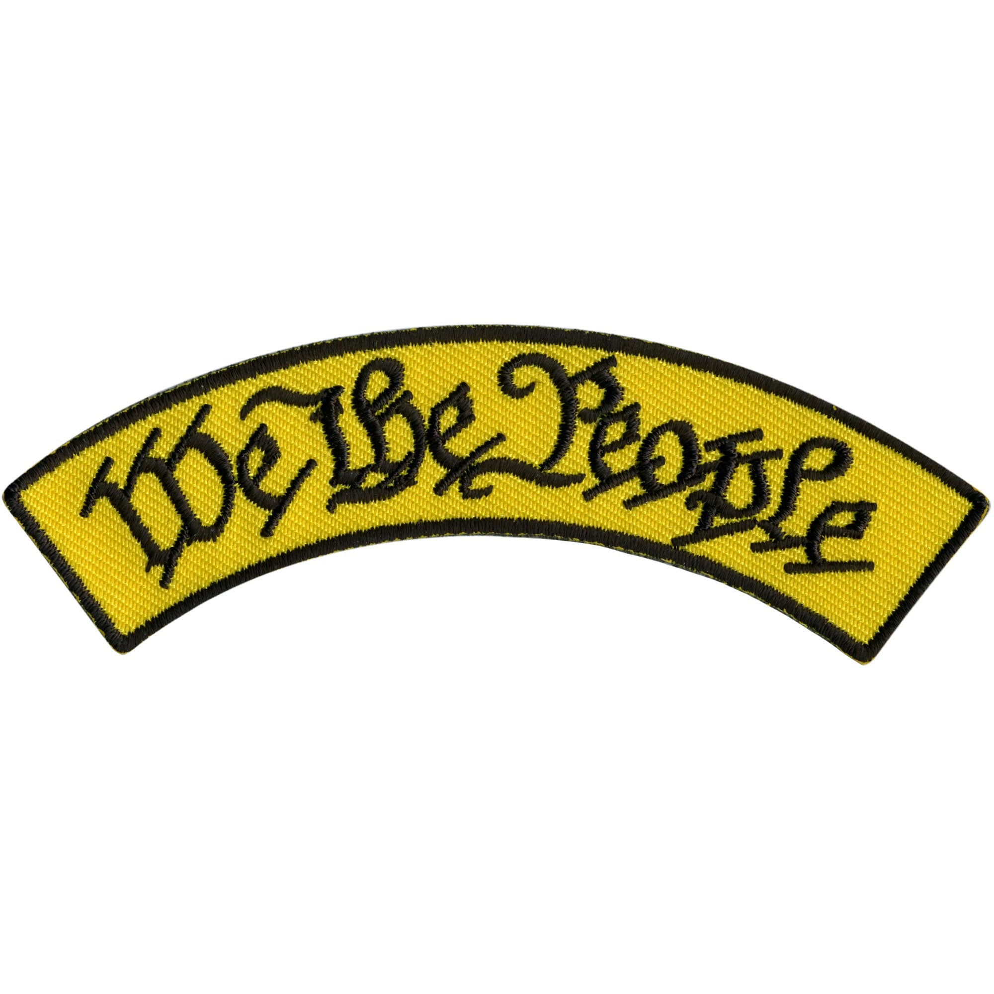 We The People 4” X 1” Top Rocker Patch